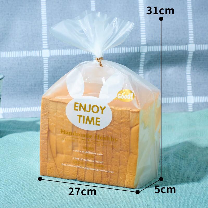 

LETGANT Disposable Clear Toast Packaging Bags