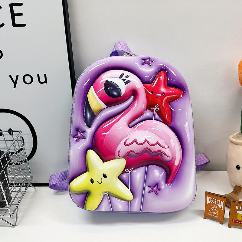 3D Cute Cartoon Children's Fashion School Bags For Boys And Girls Primary School Large Capacity Backpacks Waterproof Backpacks