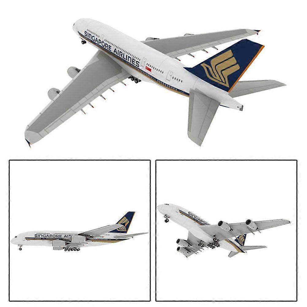 For Airbus A380 1:300 Paper Craft Model 3D DIY High Precision Color Print Dutch Cardboard