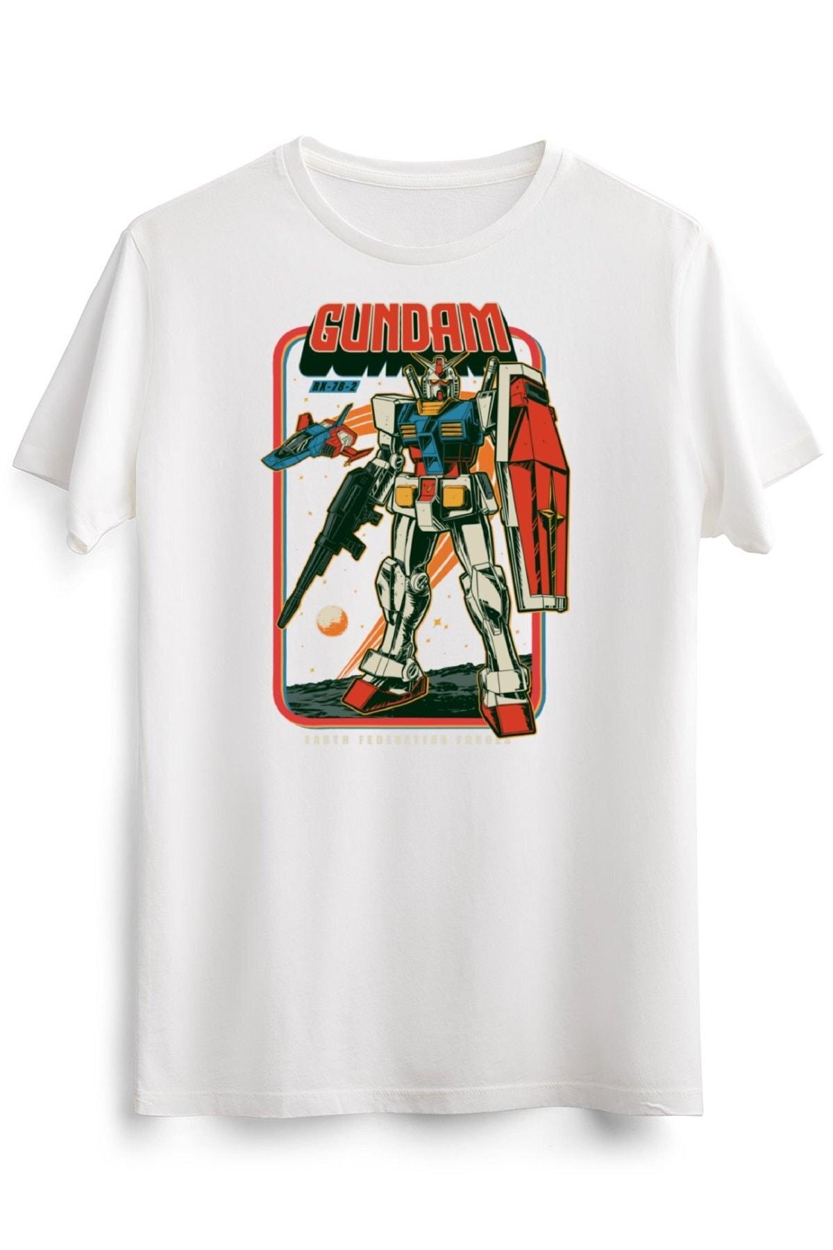 

Erkek Beyaz Rx 78-2 Gundam Retro Style