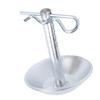 Snow Plow Feet 2208864 Metal Height Adjustable Snow Plow Skid Shoes with Pins and Washer