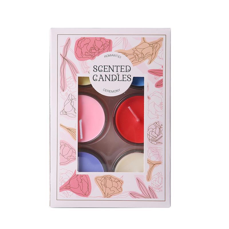 

Glass Valentine s Day Candle Creative Proposal Proposal Props Non-Romantic Ins Style Scented Candle Mixed Color Single