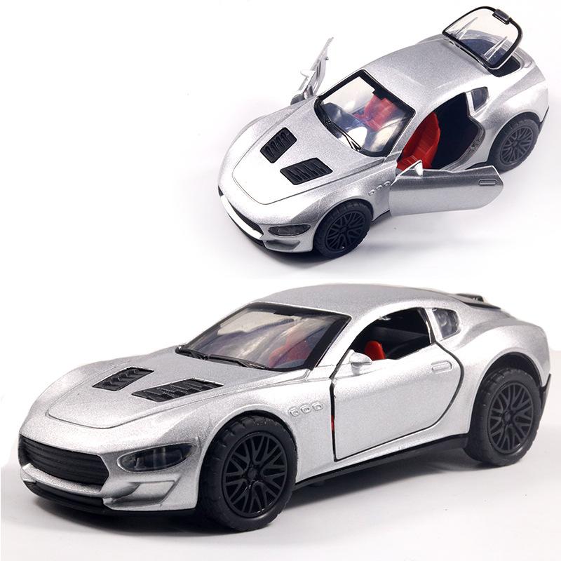 (Bagged) 1:36 Simulation Alloy Car Model Sports Car Model Open Door Pullback Boy Children's Toy Car Ornament Cross-border