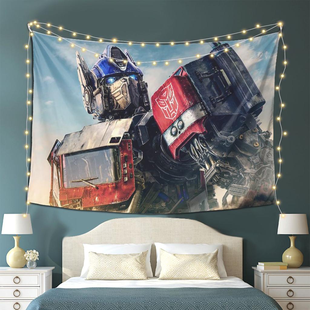 Optimus Prime Tapestry Wall Hanging Aesthetic Home Decoration Tapestries for Living Room Bedroom