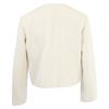 Celine Excellent Condition, Domestically Authorized 2V57M410T Cropped Officer Jacket 36 IvoryUsed