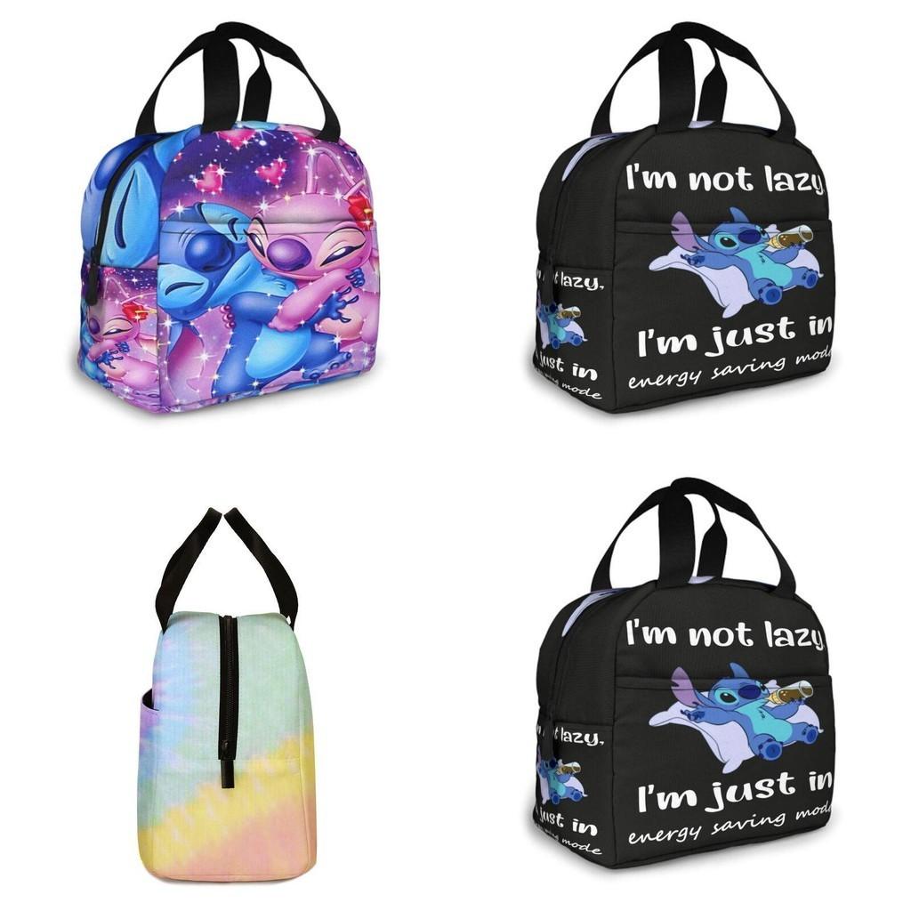 Lilo Stitch Insulated Lunch Bag For Kids School Waterproof Wear-resistant And Dirt-proof