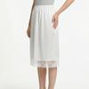 Damenmode Slipkleid Anti-Exposure Innenfutter Unterrock Französische Spitze Elegant Leichtgewicht Zeriluna