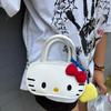 Bowling Bag For Girls With Embroidered Butterfly Knot Clutch For Daily Use