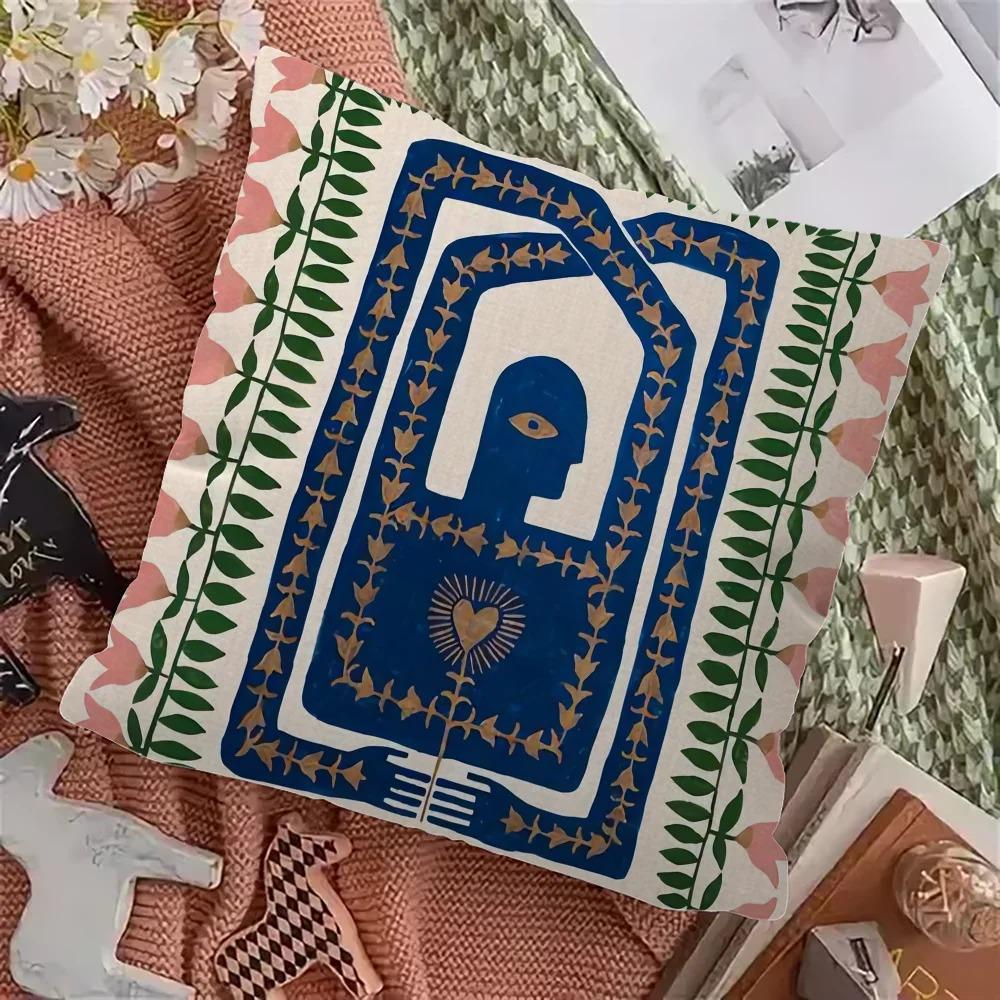 Home Decor Exotic Animals & Abstract Patterns Pillow Covers Pattern Cushion Cover Suitable for Sofa Bedroom Car Pillow Cover