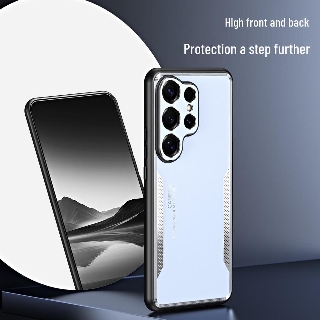 Samsung S26U Aluminum Alloy Frosted Metal Full Coverage Anti-Fall Phone Case