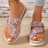Fashion Women Sandals Summer Platform Shoes Women 2025 New Beach Casual Heeled Sandals Bohemian Handmade Slippers Sandalias De Mujer