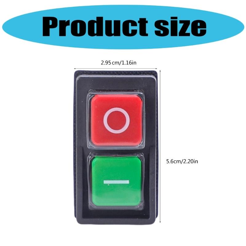 4/5Pin Starter Safety Switches Electromagnetic Push Button Switches for Machine Tool Equipment Waterproof Switches