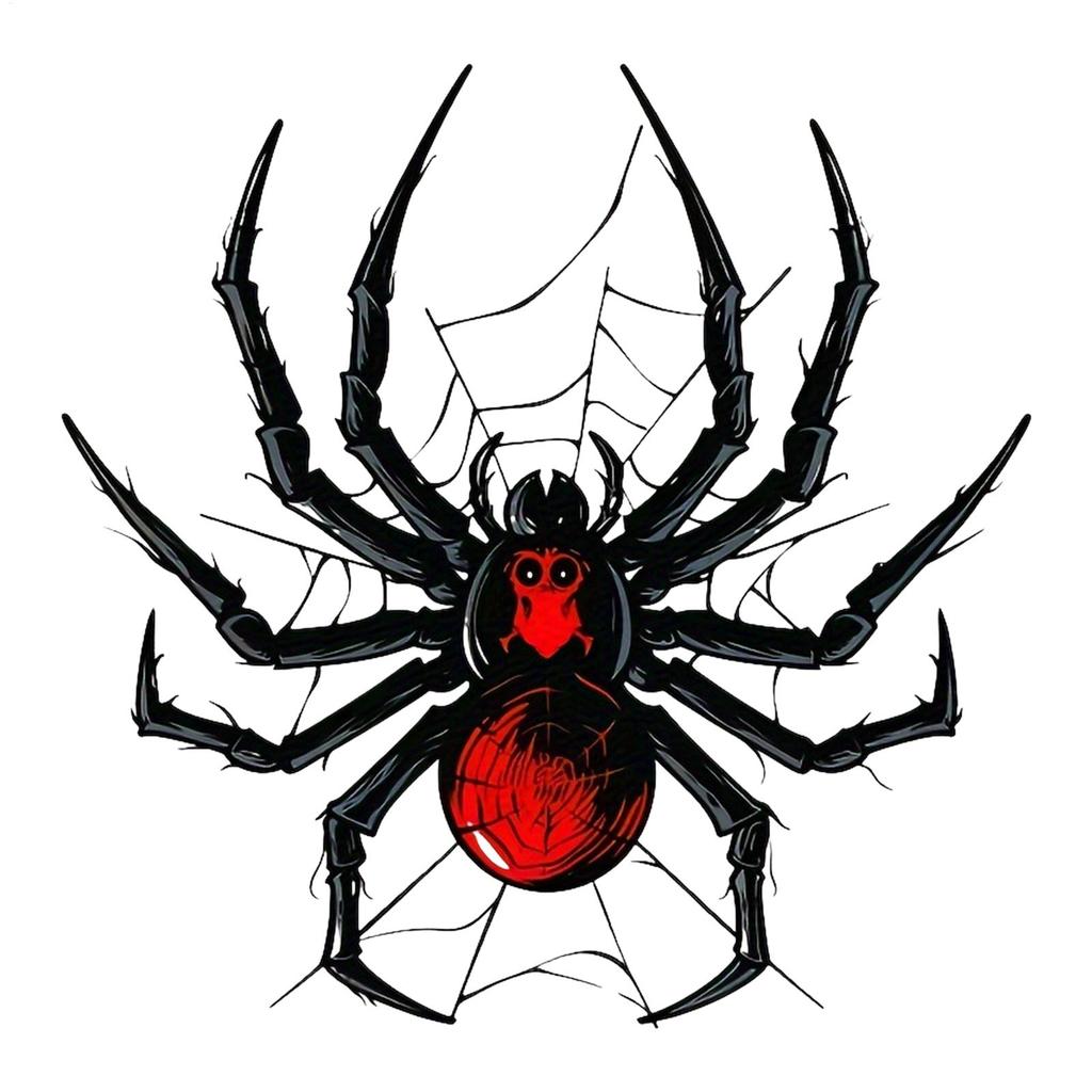 Cartoon Car Decals Spider Car Decal Spider Scary Animal Car Decals Fashionable Auto Stickers For Drivers Driving Enthusiast