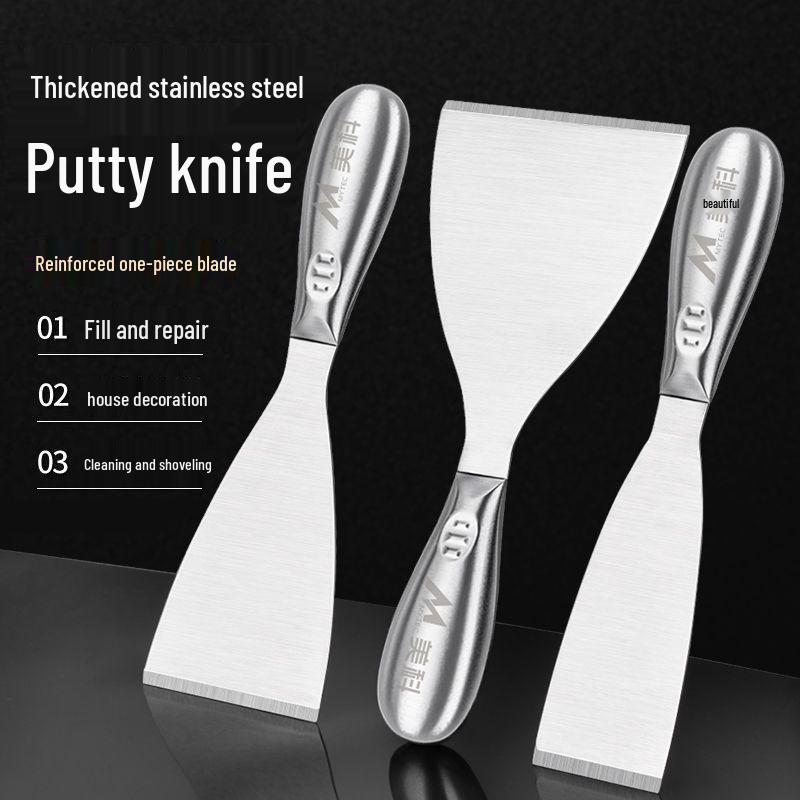 Verdicktes Edelstahl Einteiliges Spachtelmesser & Schaber