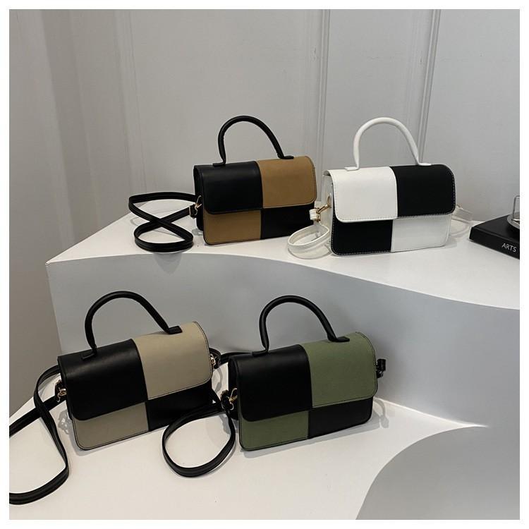 Stylish Color-block Pu Shoulder Crossbody Bag For Women Perfect For Casual Commuting