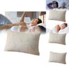 Memory Foam Luxury Pillow With Cool Silk Knit Cover For Adult Sleep Comfort