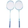 Badminton Racket Set Iron Alloy   Resistance Reduction Lightweight Sports Badminton Racket with Storage Bag for Beginners Children Adults