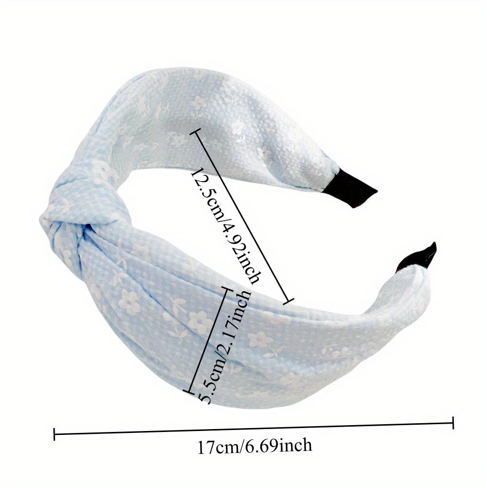 New 2025 Hair Styling Accessories Small Flower Hairbands for Women Girls Soft Wide Hoops Big Bowknot Cross Headband Summer Gift