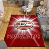Custom Name,PSV Home Sofa Decoration for Living Room & Bedroom, Non‑Slip Play Flannel Floor Mat for Game Room