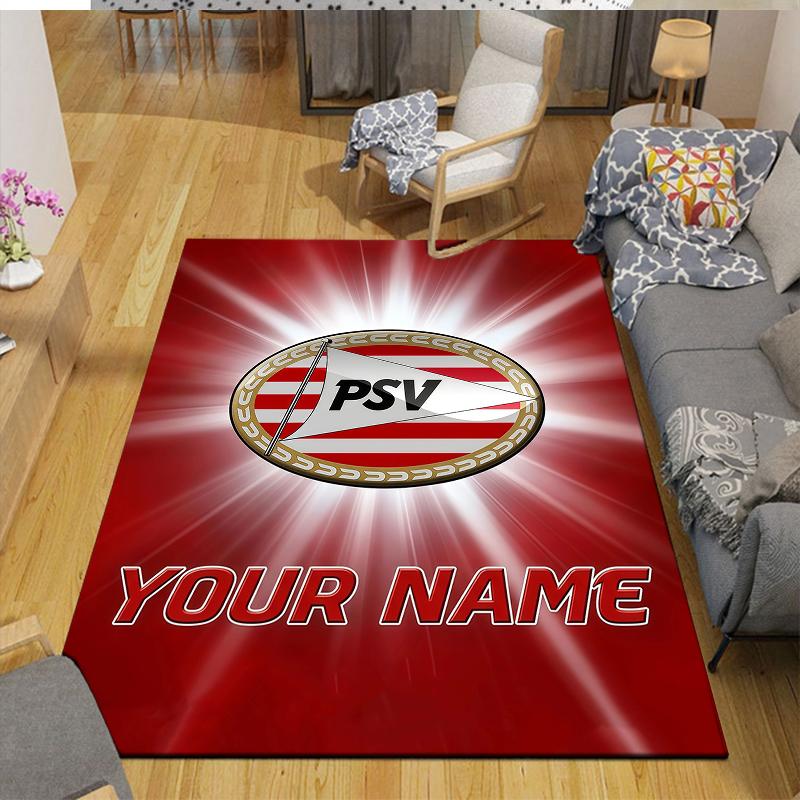 Custom Name,PSV Home Sofa Decoration for Living Room & Bedroom, Non‑Slip Play Flannel Floor Mat for Game Room