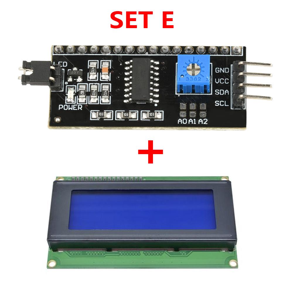 PCF8574 Expansion Board I2C Interface for LCD1602/2004 Black PCB with Adjustable Contrast & Backlight