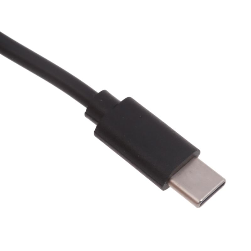 Male to Male USB Type C USB C Cable with On Off Power Switches Button for Cellphone Tablet 15W Fast Charging