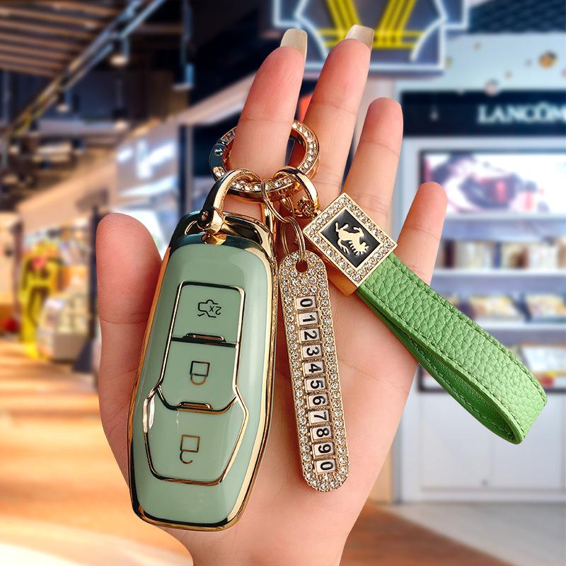 High-Grade Key Case for Ford Mondeo, Mustang, Edge, Kuga, Explorer, Taurus.