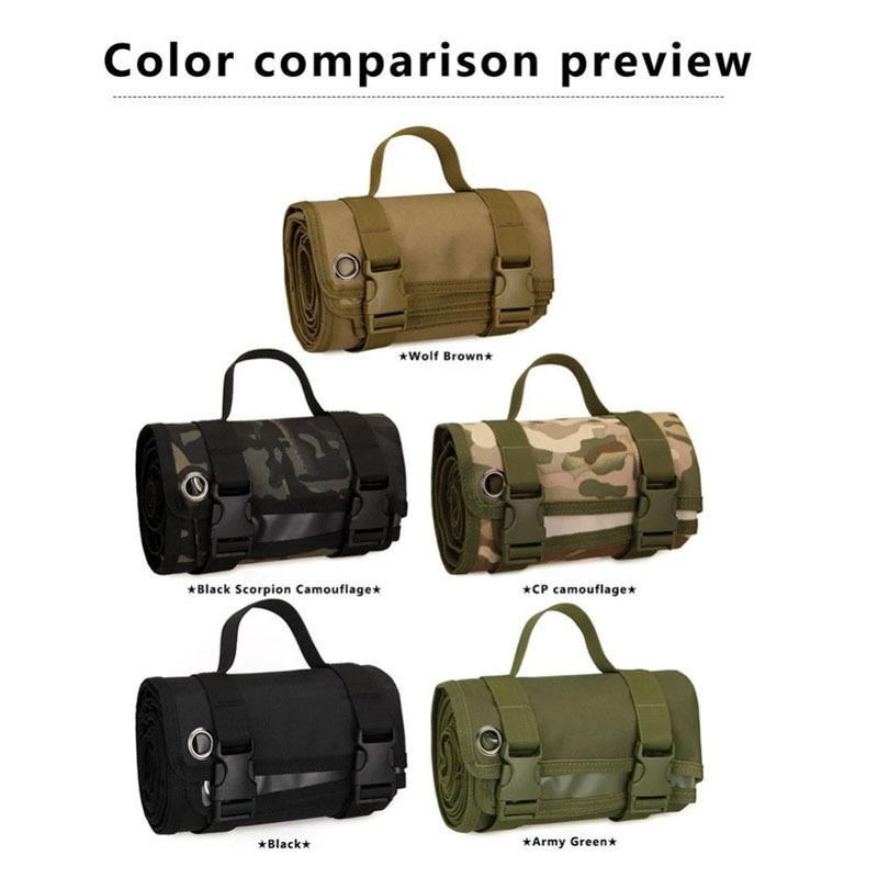 Tactical Portable Hunting Padded Roll Up Rifle Shooting Camp Mat Waterproof Pads