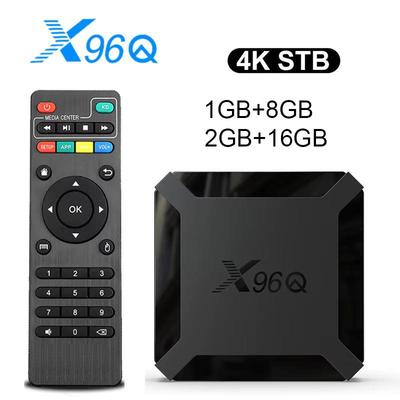 X96Q Android 10 Smart TV Box, 2GB RAM, 16GB Storage, Allwinner H313 Quad-core, 4K Support, 2.4G Wi-Fi