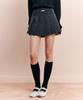 KIRSH Check Pattern Pleated Mini Skirt [Navy]