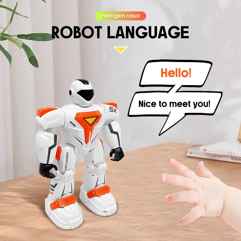 RC Battle Robot G26 Dacing Programming Remote Control Smart Robots Toy 2.4G Gesture Sensing Intelligent Robotics Toys for Kids