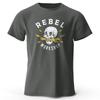 Rebel Workshop Print, Men's Novel Graphic Design T-shirt, Casual Comfy Summer Tees for Men's Daily ActivitiesTops Clothing