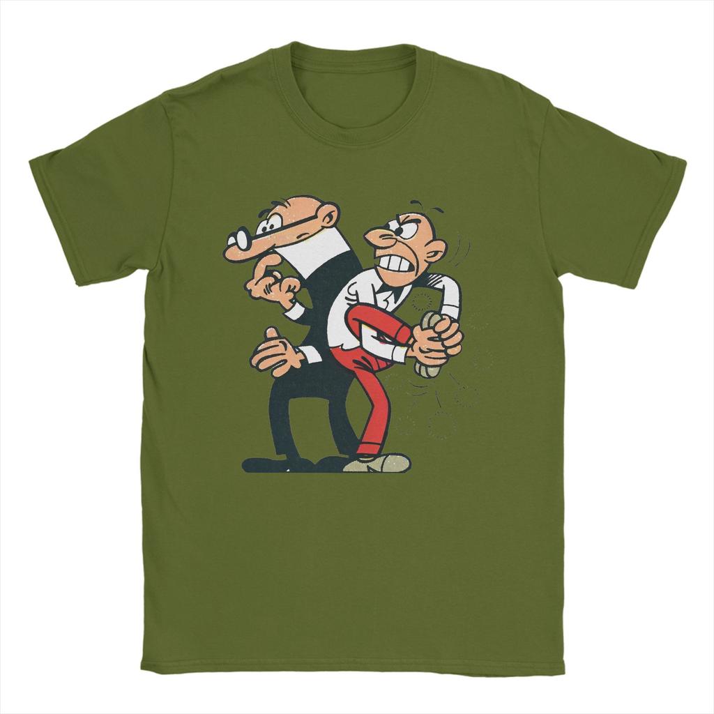 Unisex Women Printed Mort  Phil Mortadelo Y Filemón  Tee T Shirt Pure Cotton  Tshirts Clothing