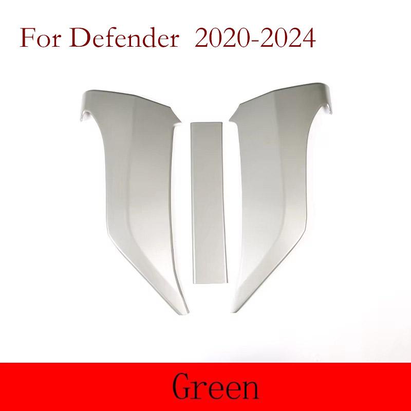 

For Land Rover Defender 90 110 2020-2025 ABS Matte Black Center Console Knee Side Panel Cover Decorative Sticker Car Accessories