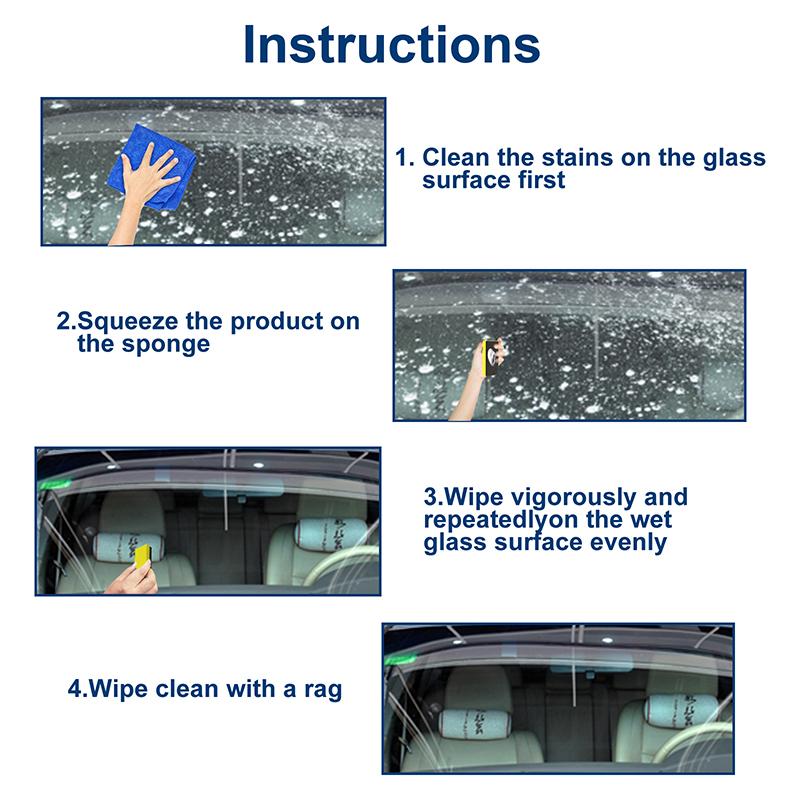 Buy Pdtoweb Auto Glass Deep Cleaning Polishing Windshield Hard Water