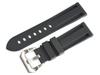 King Watch Parts Compatible with Panerai Rubber Strap with BA Buckle Aftermarket Black Mm [Import Original] - - - - - 24/22