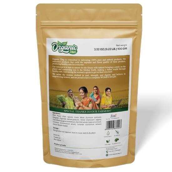 Bio Zing Garam Masala - eine vielseitige indische Mischung aus Gewürzen und Kräutern | Würzmischung | Vegan | Ohne Konservierungsstoffe | Produkt aus Indien - 100g
