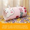 Cartoon Pattern Hamster Plush Tunnel Thickened Pet Play Tunnel  for Guinea Pig Mice