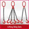 G80 Manganese Steel Chain Sling with Hook and Shackle for Lifting and Overhead Crane Operations
