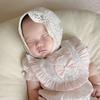 Mesh Baby Bonnet Lace Flower Baby Hat Sweet Infant Princess Cap