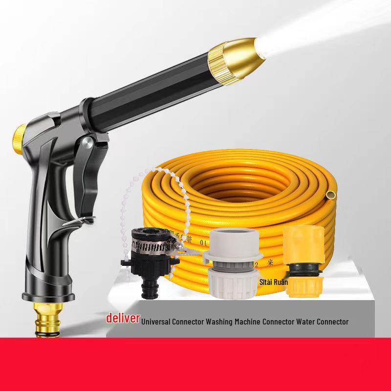 High-Pressure Anti-Freeze Car Wash Hose with Booster Nozzle