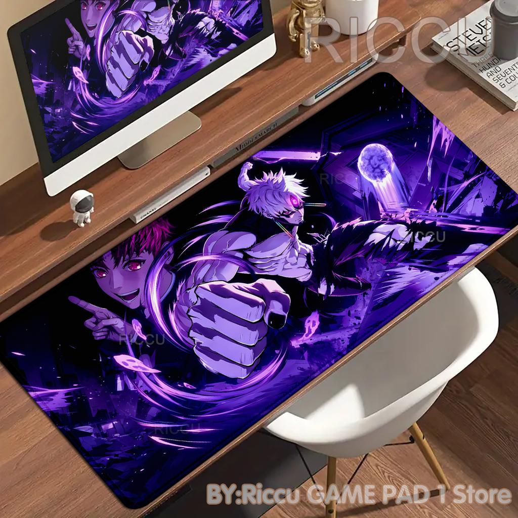 Mauspad Laptop Ayase Momo Takakura Ken Seiko Kawaii Mauspad XXL Dandadan Anime Mädchen Tastaturmatte PC Gamer Schrank HD Schreibtischmatte