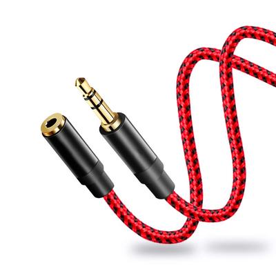 AUX Extension Cable LiuTian Double Shielded Headphone Auxiliary Extension Cable Male To Female Braided Stereo Audio Extension 3.5mm 3m, 3.5mm 3.5mm
