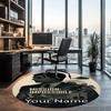 Custom Name Mission Impossible Printed Round Rug Carpet Chair Rug Area Rug Entryway Doormats,for Office Chair Living Room Bedroom Kitchen Room.
