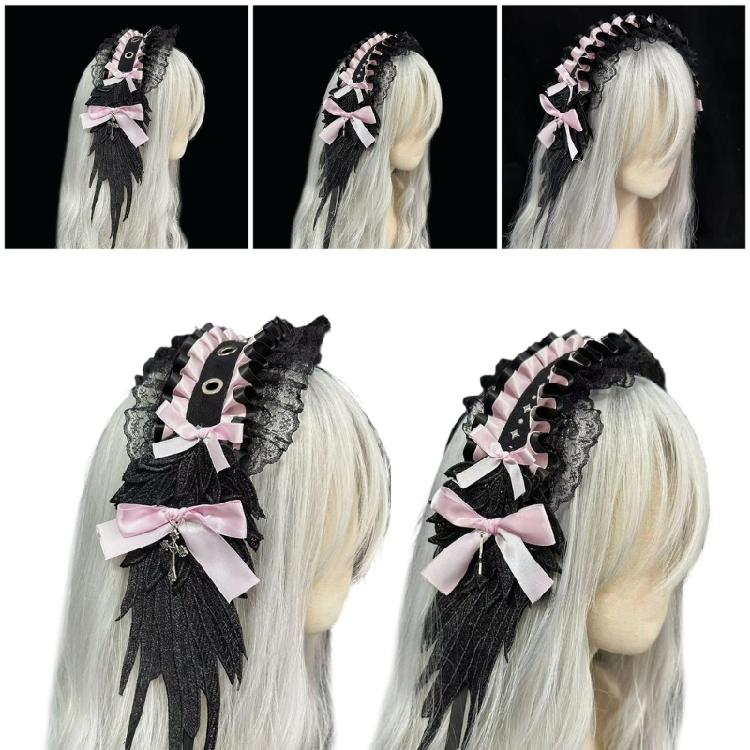 Elegant Bowknot Headband Women Hair Jewelry Fabric Texture Hair Accessories for Weddings Parties and Evening Event