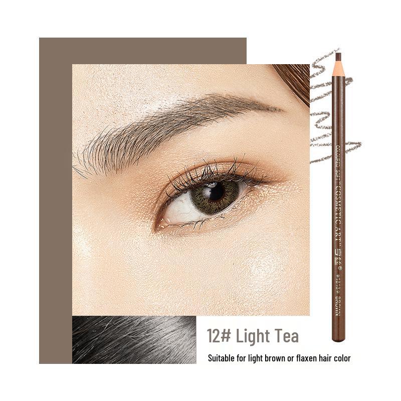Hengsi 1818 Smudge-Proof, Waterproof Eyebrow Pencil for Natural, Long-Lasting Brows - Ideal for Beginners.