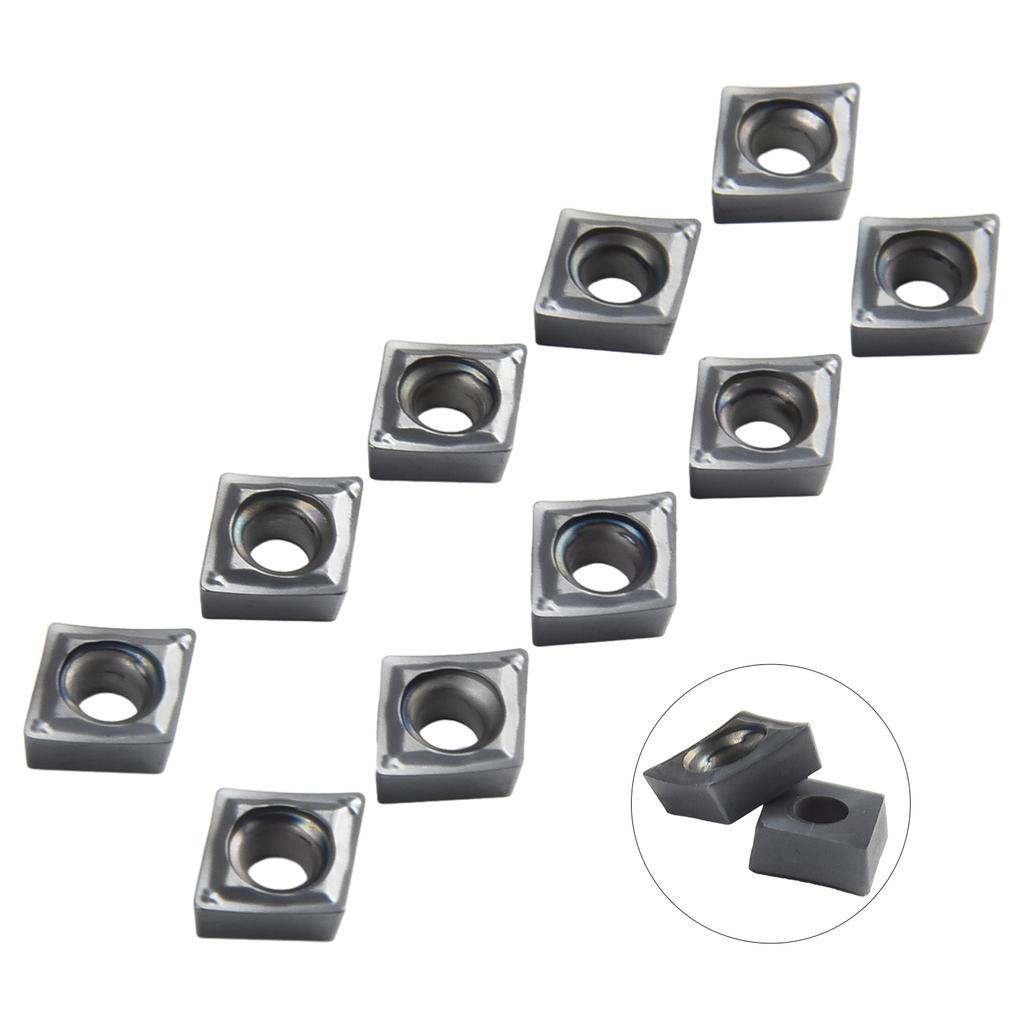 CNC Carbide Inserts Set 10pcs of CCMT060204SM IC907 for SCLCR with Excellent Performance in Dirty Environments