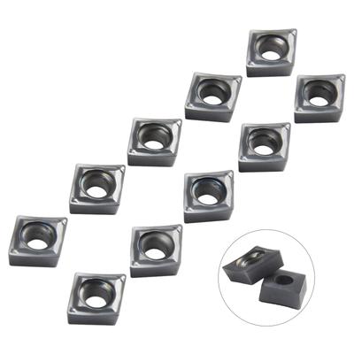 CNC Carbide Inserts Set 10pcs of CCMT060204SM IC907 for SCLCR with Excellent Performance In Dirty Environments