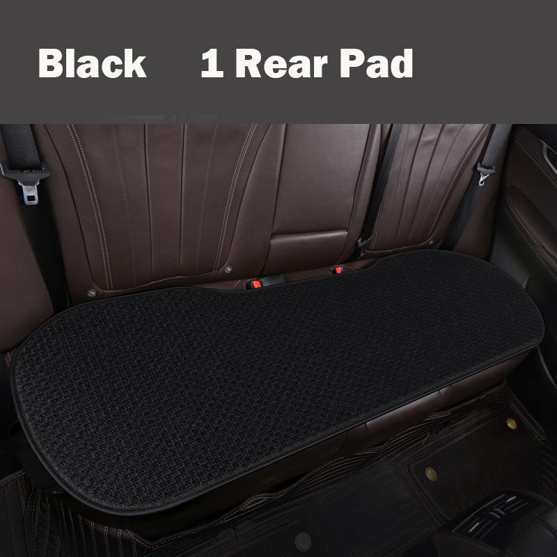 Flax Car Seat Cover Protector Linen Front Rear Back Cushion Protection Pad Mat With Storage Bag for Auto Interior Truck Suv Van