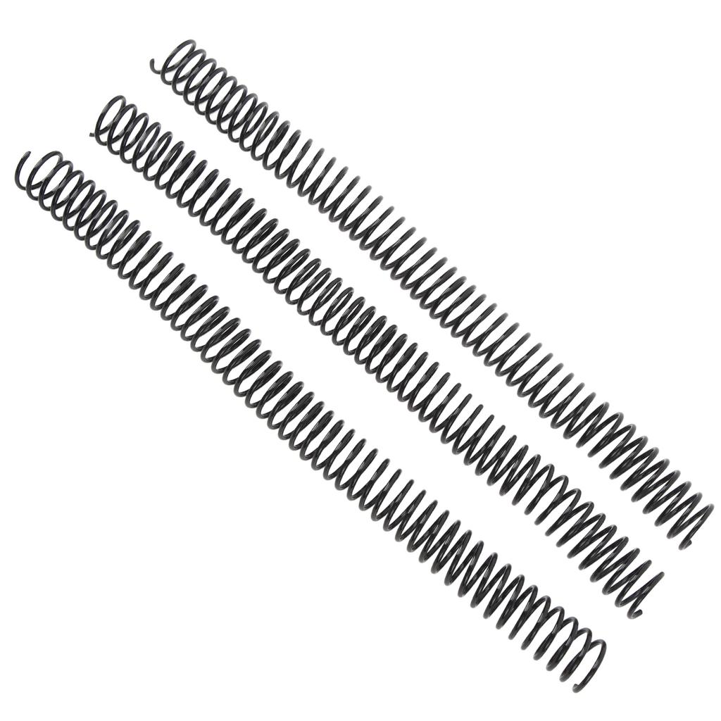 50 Stück Spiralbindung 19mm Durchmesser 48 Schlaufen 4:1 Teilung 170 Blatt Kapazität A4 Bindekamm Schwarz